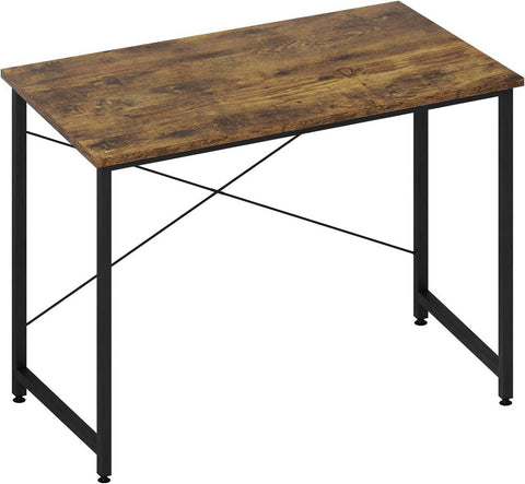 Rootz Computer Desk - PC Desk - Office Table - E1 Wood Material - 100cm x 75cm x 50cm - Rust-Proof Metal Tubes - Spacious Tabletop - Stable Structure