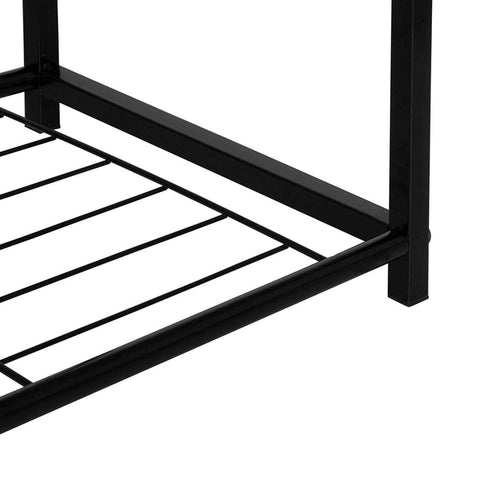 Rootz Shoe Rack Organizer - Multi-functional - Storage Shelf - High-quality Materials - 30cm x 43cm x 63cm - Industrial Retro Style
