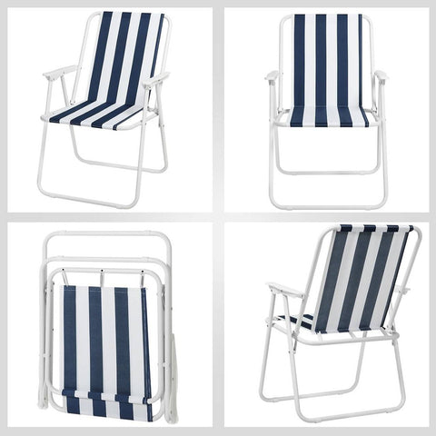 Rootz Ultralight Camping Chair - Portable & Foldable - Quick Setup, Lightweight, Durable - 600D Oxford Fabric - 58cm x 53cm x 76cm (Unfolded)