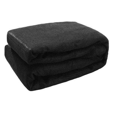 Rootz Trampoline Safety Net - Replacement Net - Protective Enclosure - High-Quality Materials - All-Round Protection - Ø 305 cm - 1.93 cm High - 8 Protective Covers - Black - 120 g/m² PE Mesh - PE Protective Covers - 2.5kg