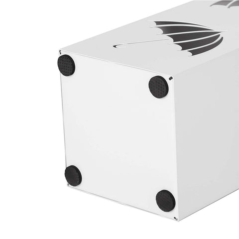 Rootz Iron Umbrella Stand - Entryway Organizer - Decorative Storage - Sheet Iron - 15.5cm x 15.5cm x 49cm