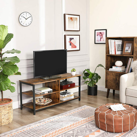 Rootz TV Shelf Organizer - Media Stand - Entertainment Center - Space-saving Design - 120cm x 30cm x 60cm