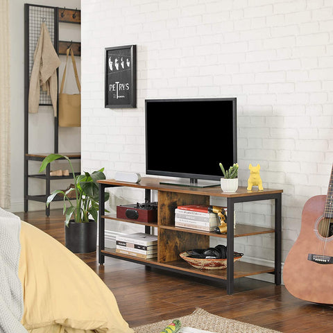Rootz TV Shelf Organizer - Media Stand - Entertainment Center - Space-saving Design - 120cm x 30cm x 60cm