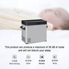 Rootz Portable Dual-Function Refrigerator - Travel Fridge - Compact Freezer - Space-Saving, Advanced Temperature Control, Portable - 36cm x 59cm x 81.2cm