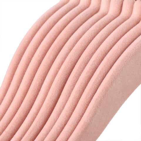 Rootz 50 Pack Children's Clothes Hangers - Kids Hangers - Velvet Hangers - Space Saving - Anti-Slip Surface - 30cm x 0.5cm x 20.5cm