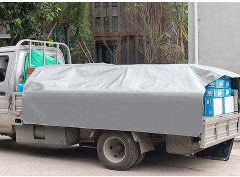 Rootz Waterproof Tarpaulin - Heavy-Duty Cover - UV and Tear-Resistant - Multi-Purpose - Easy Setup - 6m x 8m
