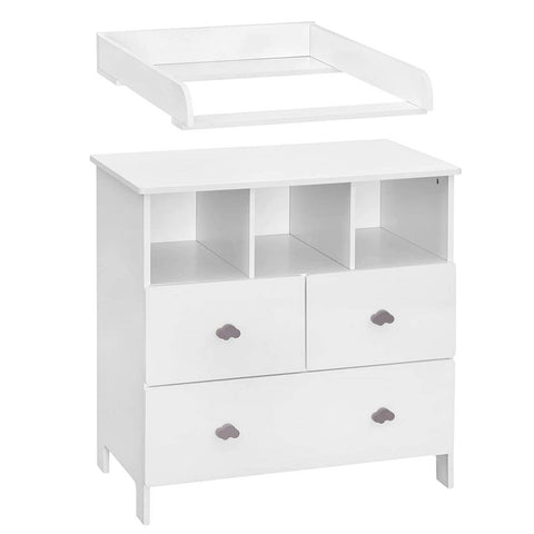 Rootz Changing Attachment - Baby Changing Station - Diaper Change Table - MDF Material - 60cm x 10.5cm x 80cm