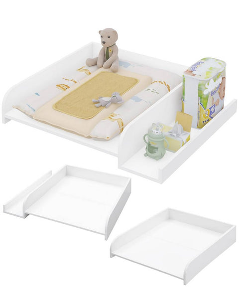Rootz Baby Changing Attachment - White - Washing Machine Topper - Baby Diaper Changer - 80cm x 70cm x 16.5cm