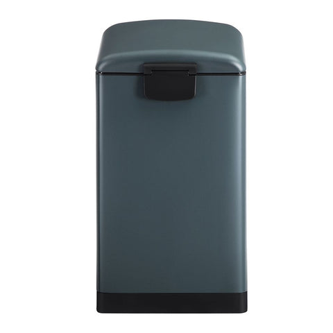 Rootz Rubbish Bin - 30 Liters Rubbish Bin - Trash Bin - Garbage Bin - Waste Bin - Outdoor Rubbish Bin - Kitchen Rubbish Bin - Office Rubbish Bin - Bin Liners - Green-grey - 34.5 x 27.5 x 61.5 cm (L x W x H)