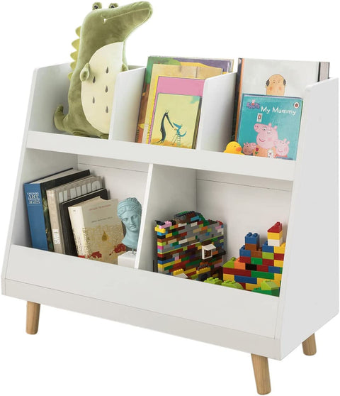 Rootz Children Kids Bookcase Book Shelf Storage Display Rack Organizer Holder