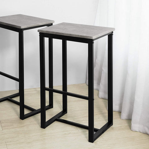 Rootz Bar Set - 1 Bar Table and 4 Stools - Home Kitchen Breakfast Bar Set - Furniture Dining Set