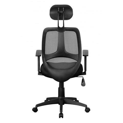 Rootz Office chair - Swivel chair - Executive chair - Adjustable - Headrest - Ergonomic - Black