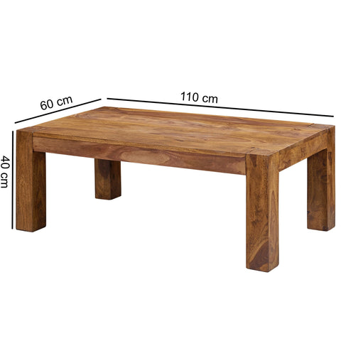 Rootz Coffee Table - Solid Wood Coffee Table - Coffee Tables - Wood - 110 x 60 cm
