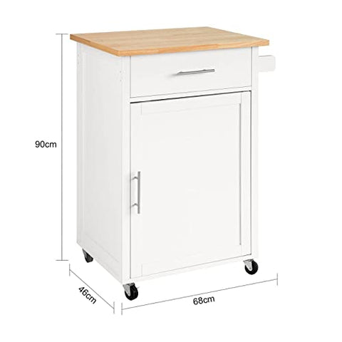 Rootz Kitchen Trolley Cart Kitchen Storage Trolley Kitchen Cabinet Cupboard