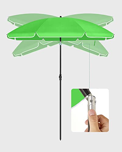 Rootz Parasol - Garden Umbrella - Foldable Garden Umbrella - Outdoor Parasol - Garden Parasol - Sunshade Parasol - Umbrella Parasol - Green