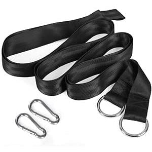 Rootz Hammock - 2 Persons - Outdoor - Transport Bag - Attachment Straps - Carabiner - Light Blue - Cotton - Polyester - Turquoise - 210 x 150 cm