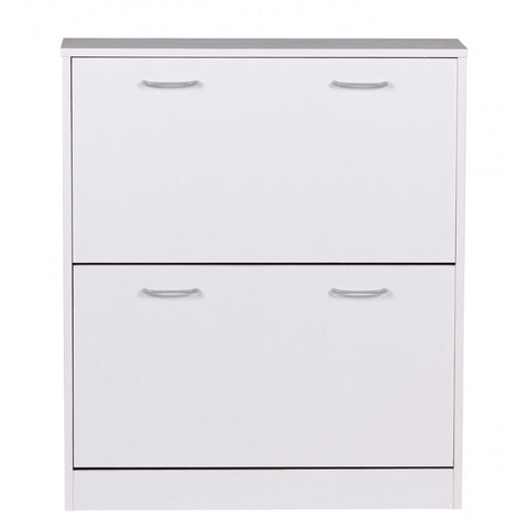 Rootz Shoe Cabinet - Shoe Rack - Shoes Organizer - Storage Cabinet - White