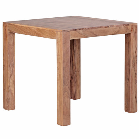 Rootz Dining Table - Acacia Wood - Dark Brown Country Style - Kitchen & Dining Design - 80cm