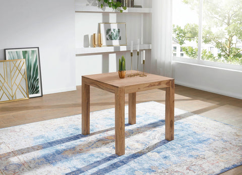Rootz Dining Table - Acacia Wood - Dark Brown Country Style - Kitchen & Dining Design - 80cm