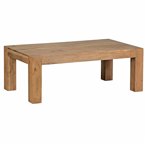 Rootz Coffee Table - Coffee Table - Solid Wood - Acacia - 110 x 60 cm - Rectangular - Natural