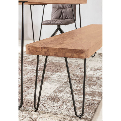 Rootz Dining Bench - Kitchen Bench - Solid Wood Bench - Acacia - 120/160/180 x 40 x 45 cm - Brown