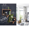 Rootz Speech Bubble Wall Shelves - Set of 2 - Book Shelves - Decoration Shelf - Wall Shelf - Solid Wood - Brown