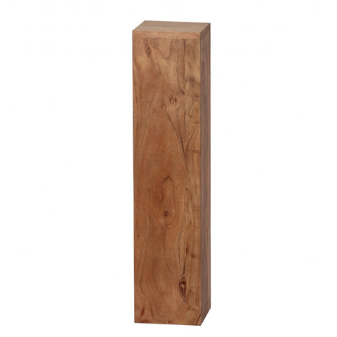 Rootz Side Tables - Set Of 3 - Decoration Block - Elongated Side Table - Solid Wood - Acacia - Brown