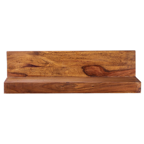 Rootz Owattona Wall Shelf - Solid Wood Wall Shelf - Bookshelf - Solid - Brown - 60/110/140/160 cm