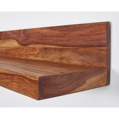 Rootz Owattona Wall Shelf - Solid Wood Wall Shelf - Bookshelf - Solid - Brown - 60/110/140/160 cm