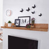Rootz Wall Shelf - Solid Wood Wall Shelf - Bookshelf - Solid Acacia - Brown - 110 cm