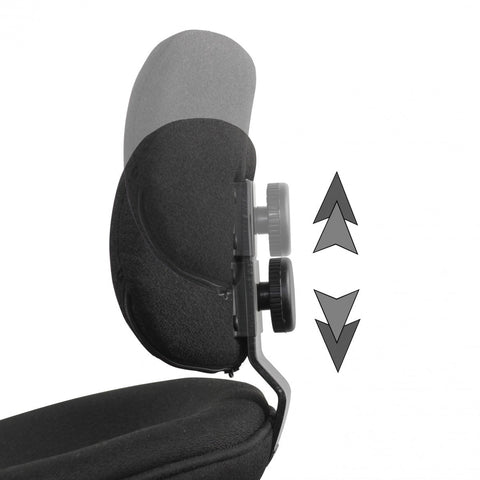 Rootz Adjustable Stool - Swivel Stool - Work Stool - Swivel Stool - Fabric Cover - Height Adjustable Stool - Black
