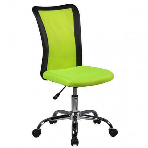 Rootz Children's Office Chair - Swivel Chair - For Children - Youth - Silver - Green/Pink/Blue - Black