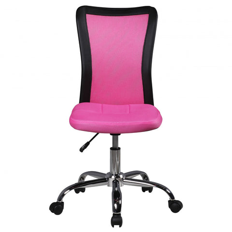 Rootz Children's Office Chair - Swivel Chair - For Children - Youth - Silver - Green/Pink/Blue - Black
