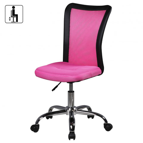 Rootz Children's Office Chair - Swivel Chair - For Children - Youth - Silver - Green/Pink/Blue - Black