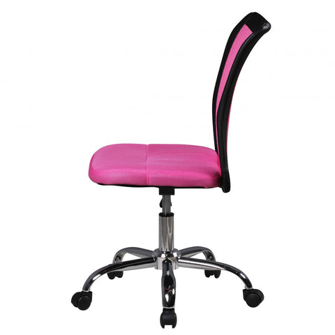 Rootz Children's Office Chair - Swivel Chair - For Children - Youth - Silver - Green/Pink/Blue - Black