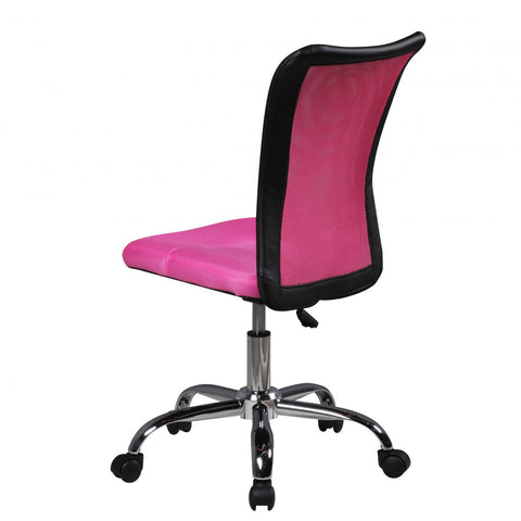 Rootz Children's Office Chair - Swivel Chair - For Children - Youth - Silver - Green/Pink/Blue - Black