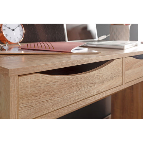 Rootz Desk - Office Table - Computer Table - Laptop Table - Youth Desk - Oak - Sonoma