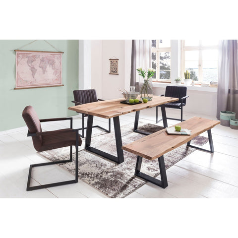 Rootz Dining Bench - Solid Wood Bench - Solid Wood Acacia - Wood - Kitchen Bench - 160/180 cm