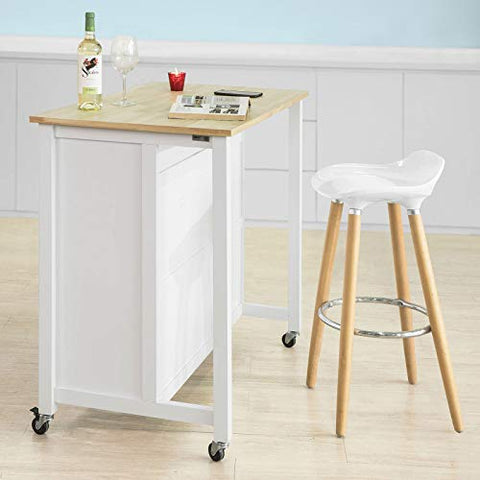 Rootz Kitchen Storage Trolley Kitchen Storage Shelf Kitchen Breakfast Dining Bar Table