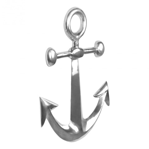 Rootz Decoration Anchor - Aluminum Decoration - Aluminum Anchor - Wall Mount - Silver