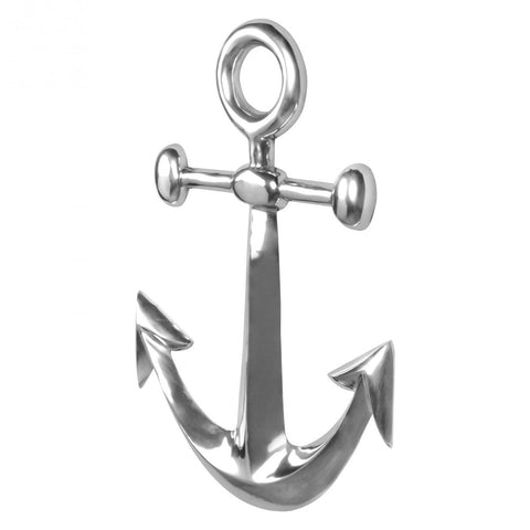 Rootz Decoration Anchor - Aluminum Decoration - Aluminum Anchor - Wall Mount - Silver