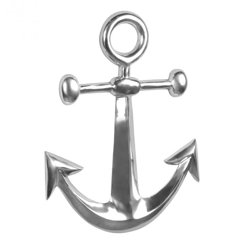 Rootz Decoration Anchor - Aluminum Decoration - Aluminum Anchor - Wall Mount - Silver