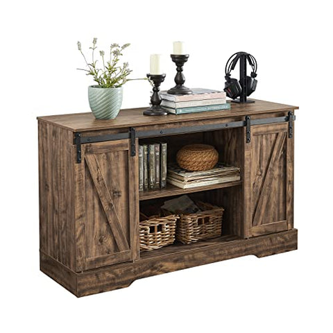 Rootz Storage Cabinet Sideboard with 2 Sliding Doors - Kitchen Dining Room Sideboard Storage Cabinet Cupboard Hall Cabinet