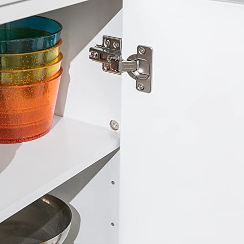 Rootz Kitchen Storage Trolley Cart with Stainless Steel Worktop-Kitchen Island Kitchen Cabinet Cupboard Sideboard on Wheels