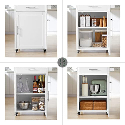 Rootz Kitchen Trolley Cart Kitchen Storage Trolley Kitchen Cabinet Cupboard