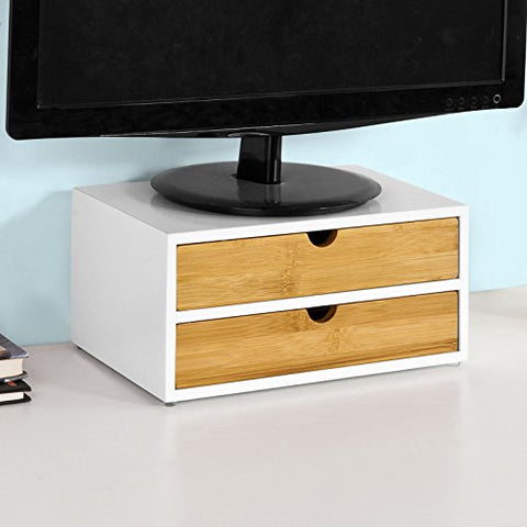 Rootz Coffee Machine Stand & Coffee Pod Capsule Teabags Box Holder Organizer with 2 Drawers