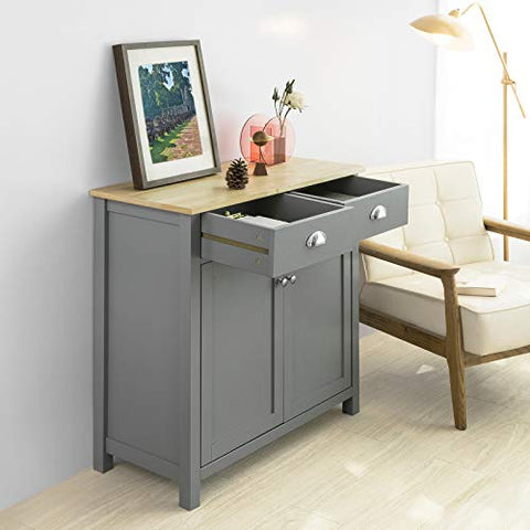 Rootz Kitchen Dining Room Living Room Storage Cabinet Cupboard Sideboard