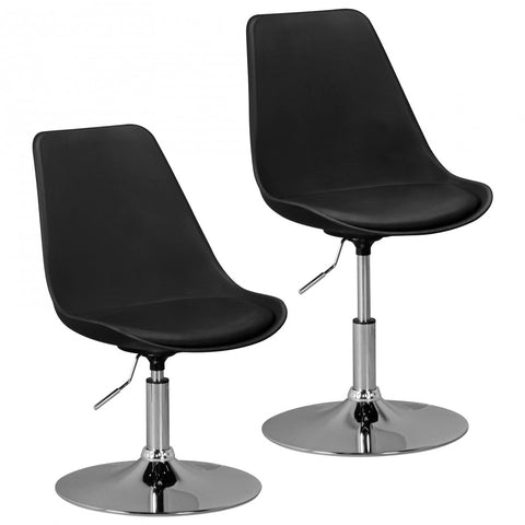 Rootz Armchair - Swivel armchair - Waiting room chair - Dining room chair - Visitor chair - Swivel chair - Bucket chair - Black/White/Grey