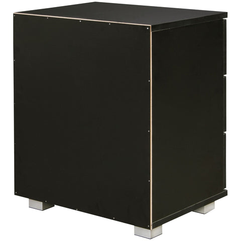 Rootz Bedside table - Bedside table - Console - Chest of drawers - Cupboard - Chest of drawers - 3 drawers - 45 x 54 x 34 cm (WxHxD)
