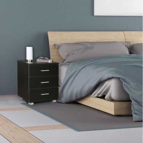 Rootz Bedside table - Bedside table - Console - Chest of drawers - Cupboard - Chest of drawers - 3 drawers - 45 x 54 x 34 cm (WxHxD)